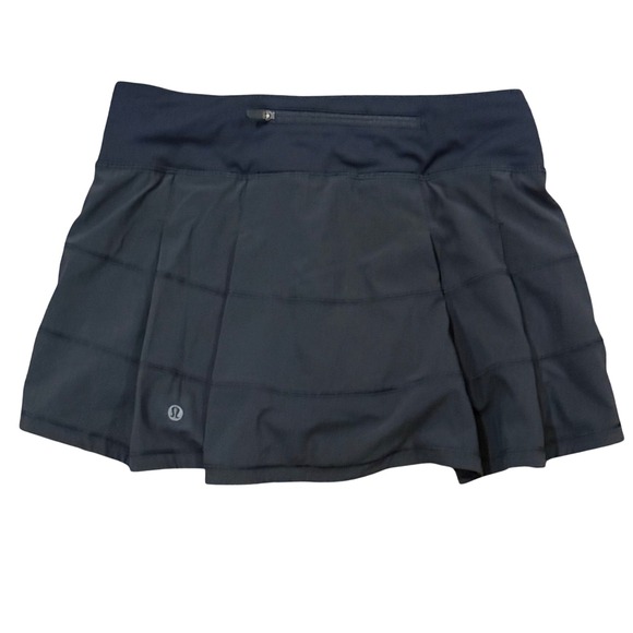Lululemon Pace Rival Mid-Rise Skirt Black size 4 - Picture 5 of 7